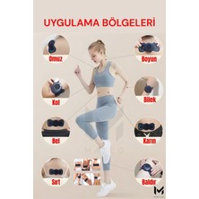 Xolo Pedli Masaj Aleti Bel Sırt Bacak Kol 8 Farklı Stil 18 Kademeli Titreşimli Şarjlı Taşınabilir Tens