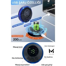 Xolo Pedli Masaj Aleti Bel Sırt Bacak Kol 8 Farklı Stil 18 Kademeli Titreşimli Şarjlı Taşınabilir Tens