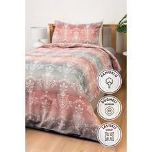 Nova Lastikli Tek Kişilik Nevresim Takımı - Pembe