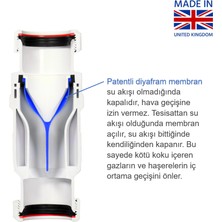 McAlpine susuz koku önleyici diyafram aparatı, banyodan tuvaletten mutfaktan gelen kötü lağım kokusuna engelleyici giderici çözüm, lavabo evye pisuvar klima duşakabin küvet çamaşır makinesi sifonu
