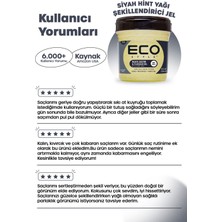 Eco Style Siyah Hint Yağı ve Keten Tohumu Yağı Saç Şekillendirici 236 ml Black Castor Oil Styling Gel