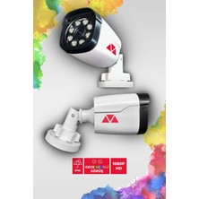 Asyanet 8 Kameralı Set Gece Renkli Görüş 1080P Fullhd 500GB Güvenlik Sistemi 100M - Mobil İzleme