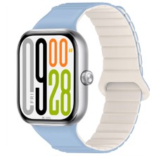 Sneezy Redmi Watch 5 Uyumlu Kordon Yumuşak Silikon Kordon Güçlü Manyetik Strap Kayış