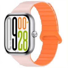 Sneezy Redmi Watch 5 Uyumlu Kordon Yumuşak Silikon Kordon Güçlü Manyetik Strap Kayış