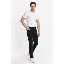 Rafaelli Siyah Erkek Slimfit Kot Pantolonu