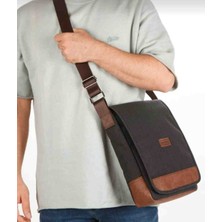 Newish Polo Kanvas Erkek El ve Omuz Çantası