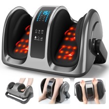 Fastgo Yeni Shiatsu Ayak Masaj Aleti Yoğurmalı Isıtmalı Dolaşım Ayak Masaj Cihazı