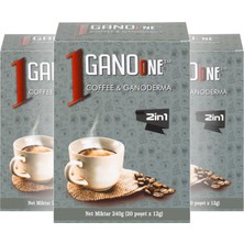 7 Kutu Ganoone 2in1, Ganoderma Reishi Mantarı Özütlü Kahve Karışımı - (140 Poşet x 12g)