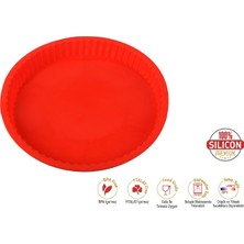 Büyük Tart & Turta Kalıbı-28 Cm- Silikon