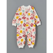 LC Waikiki Baby Bej 1 Tog Kız Bebek Tulum(0-12 Ay Patiwkli, 12 Ay+ Patiksiz)