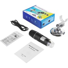 Teknoartshop Dijital USB Mikroskop 1000X Zoom 8 LED Aydınlatma ile Yüksek Çözünürlük ve Ergonomik Tasarım