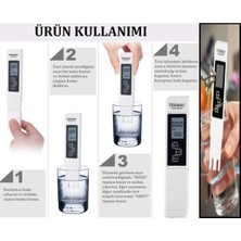 Terminator Termometre  Kaliteli Su Iletkenlik Test Cihazı Topraksız Tarım Tds&ec Metre Su Ölçme