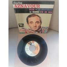 Charles Aznavour - Sylvıe - 1963 Fransa Basım Ep(Extended Play) 4 Parça Içerir 45 Lik Ep Plak
