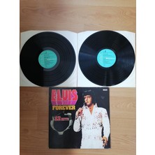 Lvıs Presley Elvıs Forever 32 Hıts And The Story Of A King 1974 Almanyabasım Double Lp Albüm 2. El