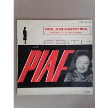 Edıth Pıaf Non Je Ne Regrette Rıen/les Mots D’amour/toujours Aımer 1961 Fransa Basım 4şarkı Ep Plak