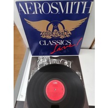 Aerosmıth - Classics Live  - 1990 Hollanda Basım  Albüm - 33 Lük Lp Plak