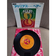 ’’hair’’ Original Broadway Cast – Aquarius / Hair - 1969 Japonya Basım 45LIK Plak 2. El