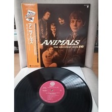 The Anımals - The Greatest Hits 16 - 1986 Japonya Basım - Lp Plak Albüm - Obi’li 2. El