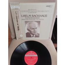 W. Backhaus - Beethoven - Concerto No. 5 Emperor -1978 Japonya Basım - 33 Lük Lp Plak Albüm - Obi’li