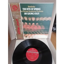 Stravınsky  Le Sacre Du Printemps / The Rise Of Spring 1975 Japonya Basım - Lp Plak Albüm Obi’li