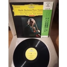 Haydn / Boccherını Cello Concertos In D Major/b-Flat Major 1975 Japonya Basım  Lp Plak Albüm Obi’li