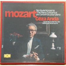 Mozart/ Géza Anda  Die Klavierkonzerte The Piano Concert 1971 Almanya Basım  12XLP Box Set 2. El