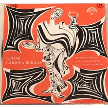 Carl Orff – Carmina Burana  -  1961 Çekoslovakya Basım 33 Lük Lp  Plak Albüm 2. El
