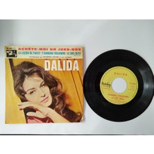 Dalida – Achète-Moi Un Juke Box -4parçalık Ep PLAK-1962 Fransa Basım 45 Lik Plak
