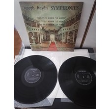 Haydn Symphonies No. 6 Le Matin No. 7 Le Midi  No. 8  Le Soir 1983 Romanya Basım Double Plak