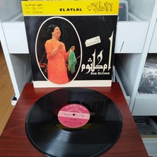 Om Kalsoum ( Ümmü Gülsüm ) -   El Atlal  -    Fas Dönem Basım Albüm - 33 Lük Lp Plak