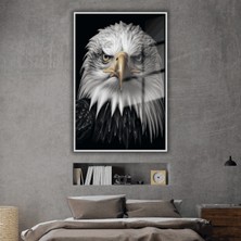 Gaagart Metal Çerçeveli Temperli Cam Tablo Karşıdan Kartal Portesi