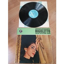 Marıa Callas / Di Stefano / Gobbi - Rıgoletto - Grosser Querschnitt  - Almanya Dönem   Basım Lp Albüm