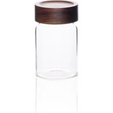 The Mia Akasya Yuvarlak Cam Kavanoz 250 ml