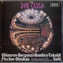 Verdi / Don Carlo  - 1966 Ingiltere Basım 33 Lük 4xlp Box Set 2. El