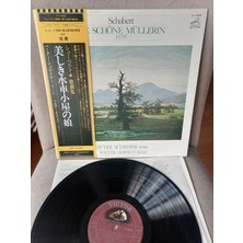 Franz Schubert - Die Schone Mullerin D. 795 - 1976 Japonya Basım - Lp Plak Albüm - Obi’li 2. El