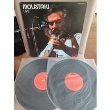 Georges Moustakı - Live En Bobino  1975 Japonya Basım - Double Lp Plak Albüm - Obi’siz 2. El