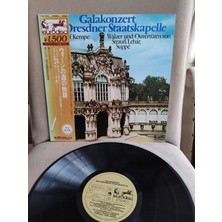 Rudolf Kempe – Galakonzert Der Dresdner Staatkapelle  1980 Japonya Basım Albüm Lp Plak-Obi’li 2. El
