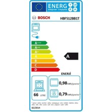 BOSCH HBF512BB1T SİYAH ANKASTRE FIRIN