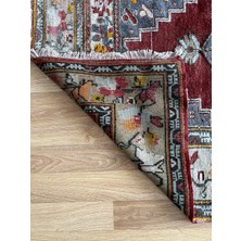 DesignEv 110 x 174  cm  Dekoratif Lüks El Dokuma Kilim Salon Için Harika Nostaljik Kilim