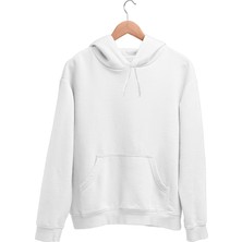 Erkek Sweatshirt Pamuklu Standart Fit Normal Kesim Içi Polarlı 2 Iplik Kapüşonlu