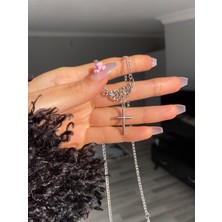 Pinky Lady Haç Kolye