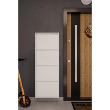 Ceha 4'lü Metal Ayakkabılık - Beyaz