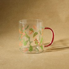 Karaca New Year Yılbaşı Taşlı Kulplu Borosilikat Kupa 400 ml