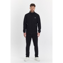 Marco Ferry Şardonlu Dalgıç Erkek Eşofman Takımı Siyah 5726-S