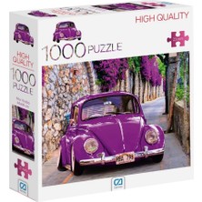 Ca Games Mor Araba 1000 Parça 2,2mm Kalınlık 48X68CM Profesyonel Hobi Puzzle Yapboz Serisi
