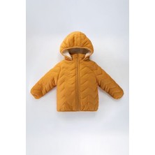 Miniğimin Cicileri ( 1 - 10 Yaş ) Kapitone Içi Welsoft Kaban çocuk - Hardal