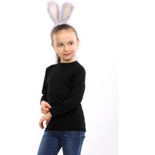 Pour La Riviere Kız Çocuk Doğal Organik Pamuklu Vücudu Saran Esnek Likralı Basic Günlük Body Bluz