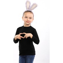 Pour La Riviere Kız Çocuk Doğal Organik Pamuklu Vücudu Saran Esnek Likralı Basic Günlük Body Bluz