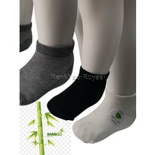 3 Adet, Bambu, Dikişsiz, Erkek Çocuk, Soket Çorap, Çocuk Çorap Kısa Çorap