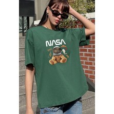 Only Trendwear Unisex Nasabear Baskılı T-Shirt